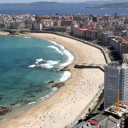 アパート Primera Linea De Playa De Riazor *