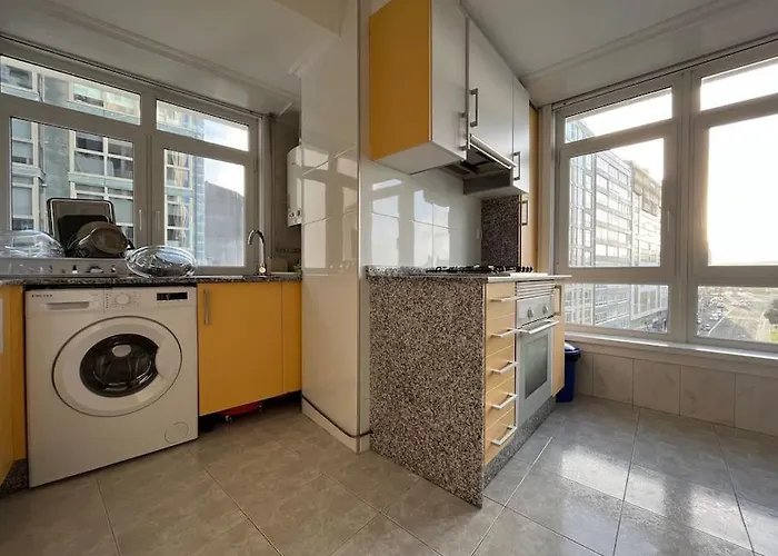 Апартаменты Primera Linea De Playa De Riazor Ла-Корунья