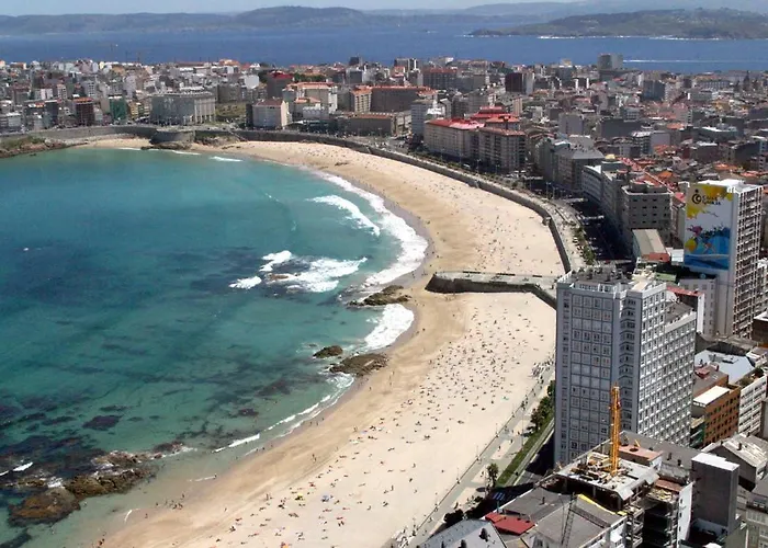 Апартаменты Primera Linea De Playa De Riazor *
